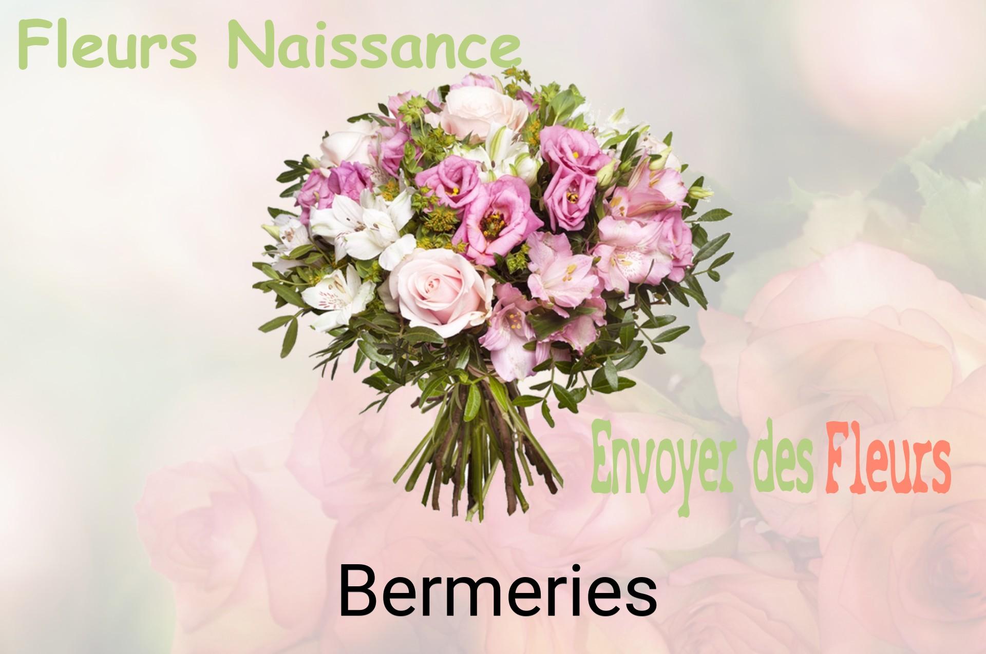 Bouquet de fleurs de naissance livré à Bermeries